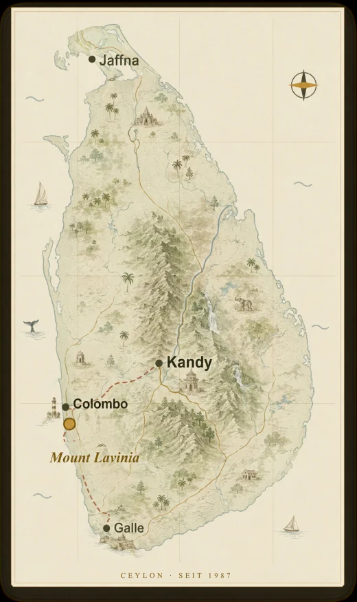Ceylon – Sri Lanka mit Mount Lavinia, seit 1987