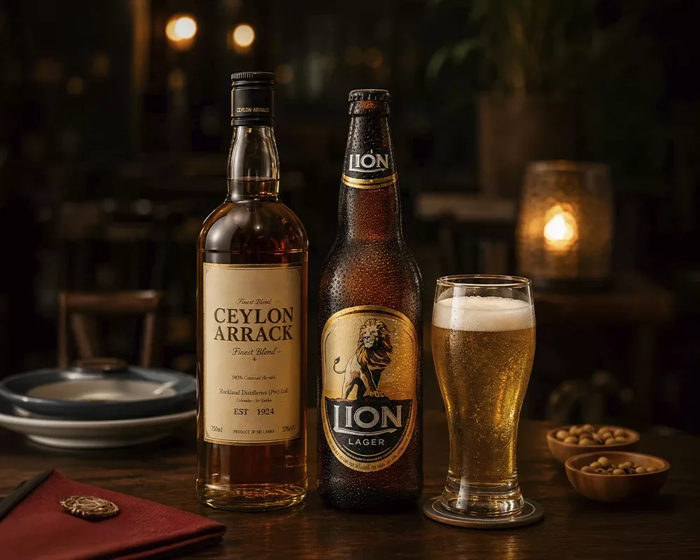 Ceylon-Tee-Hochland – Heimat von Ceylon Arrack und Lion Beer