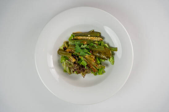 12. OKRA POD SALAD