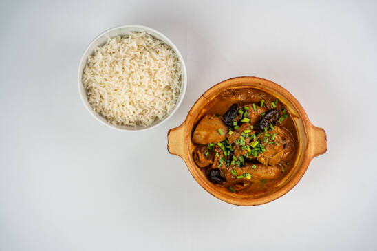 30. CEYLON ART –  Duck Padre with plums