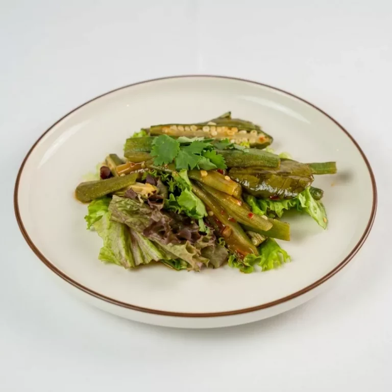 Okra Pods Salad — Foto aus unserer Küche