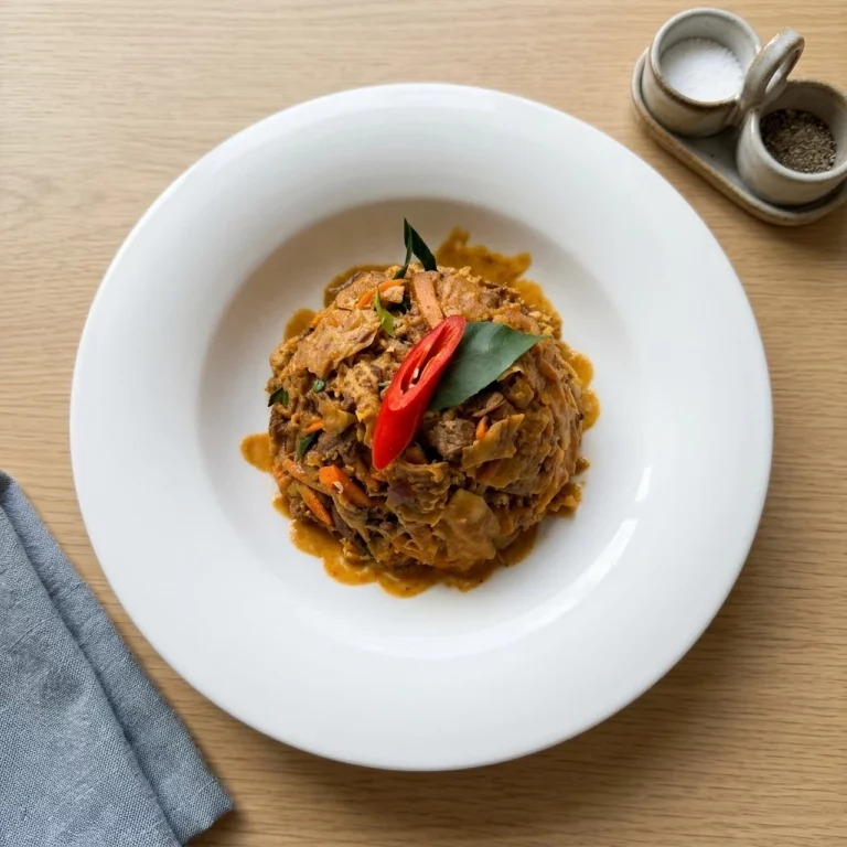 Chicken Kottu Roti — Foto aus unserer Küche