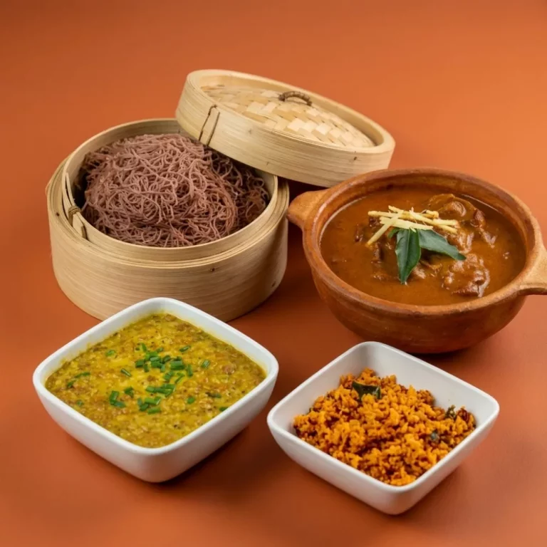 Ceylon Art String Hopper (Idiyappam) — Foto aus unserer Küche